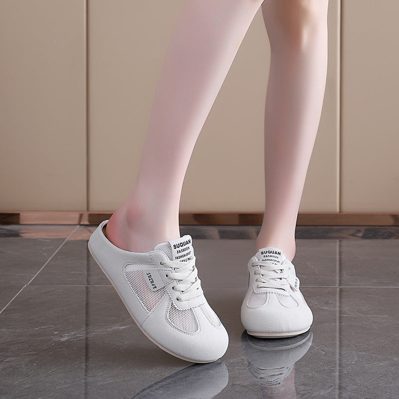 Damen Sportliche Clogsneaker mit atmungsaktiven Mesh-Einsätzen und rutschfester Sohle R&B