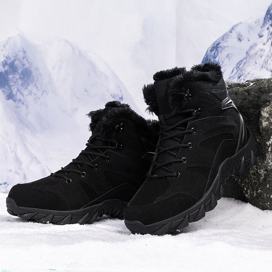 Damen Winterstiefel mit isolierter Fütterung und rutschfester Laufsohle R&B