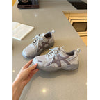 Damen sportliche Sneaker mit atmungsaktiver Mesh-Oberfläche R&B