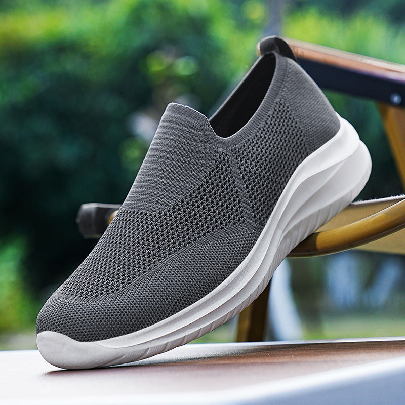 Unisex nan sockenähnlicher Strick-Slipper mit anatomischem Komfortfußbett und flexibler Leichtsohle R&B