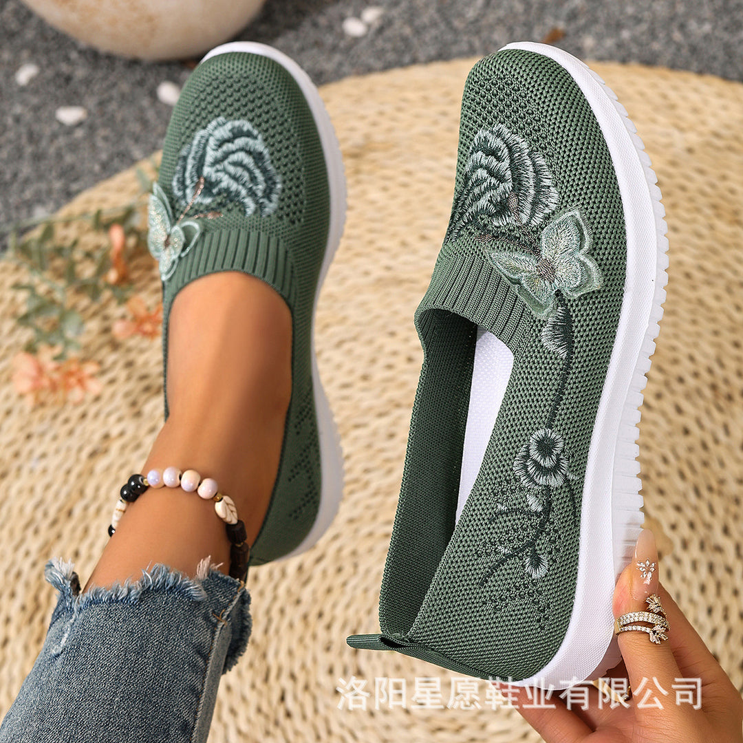 Damen Sneaker mit floralem Design R&B