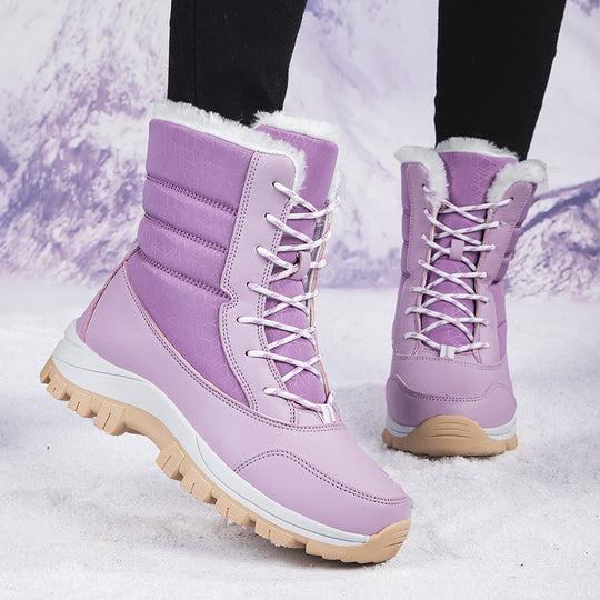 Damen Winterstiefel mit wärmendem Innenfutter und rutschfester Sohle R&B