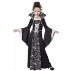 Mädchen Halloween Kostüm im Vampir-Stil mit bunten Akzenten R&B