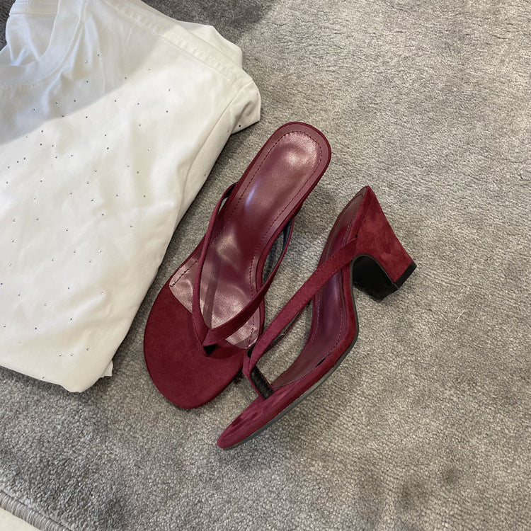Damen Zehentrenner mit elegantem Design und komfortablem Fußbett