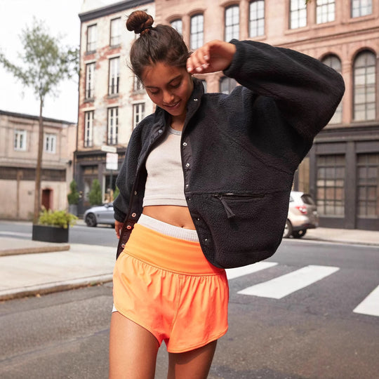 Damen elegante und gemütliche Fleecejacke Heidi-Mode