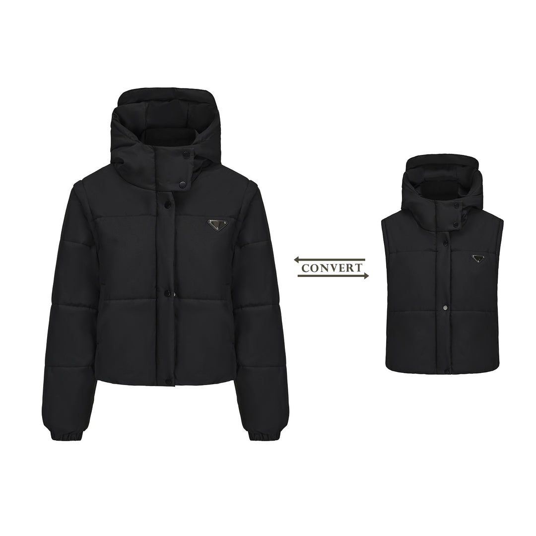 Damen wandelbare Steppjacke R&B