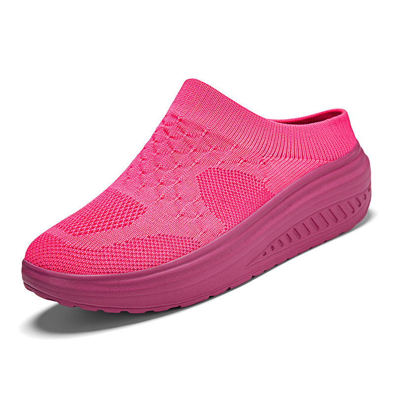 Damen Komfortable Slip-On Clogs mit atmungsaktivem Obermaterial R&B