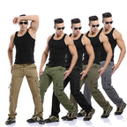 Herren Cargo-Hose mit mehreren praktischen Taschen und verstellbarem Gurt R&B