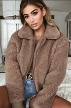 Damen Kuschelige Fleecejacke mit hohem Kragen und elastischen Bündchen R&B