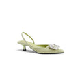 Damen Slingback Pumps mit funkelndem Schmuckdetail