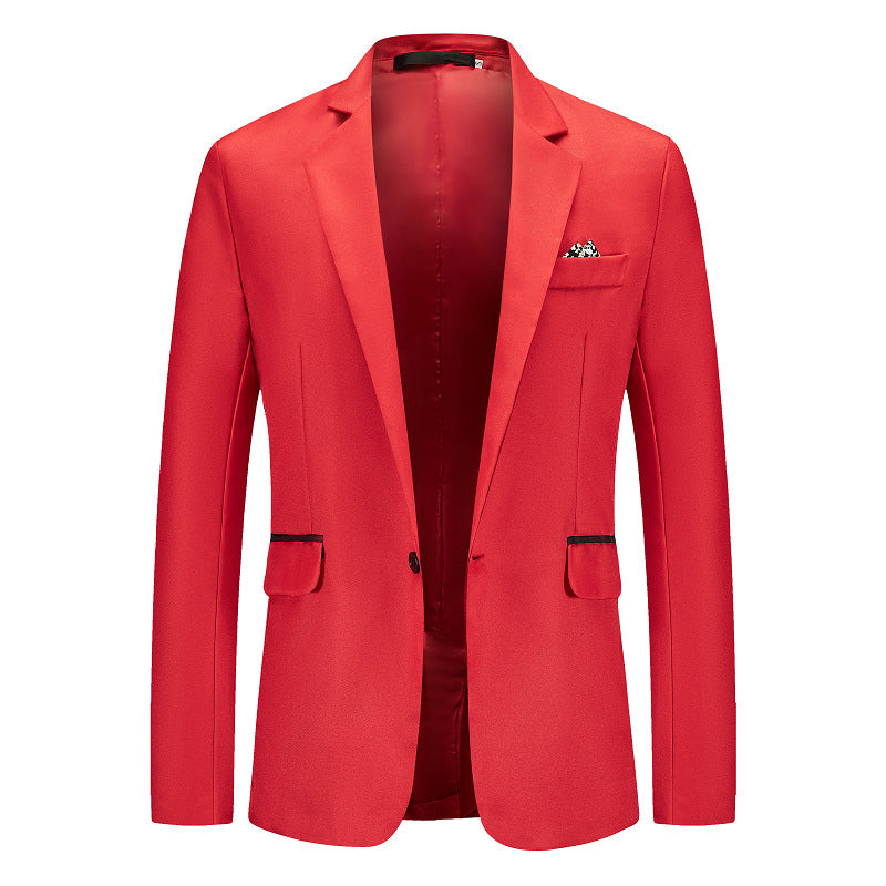 Herren Eleganter Anzugblazer mit feiner Struktur und modernem Schnitt R&B