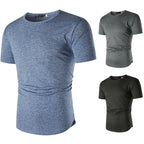Herren sportliches T-Shirt mit atmungsaktiver Funktionsfaser und bequemer Passform