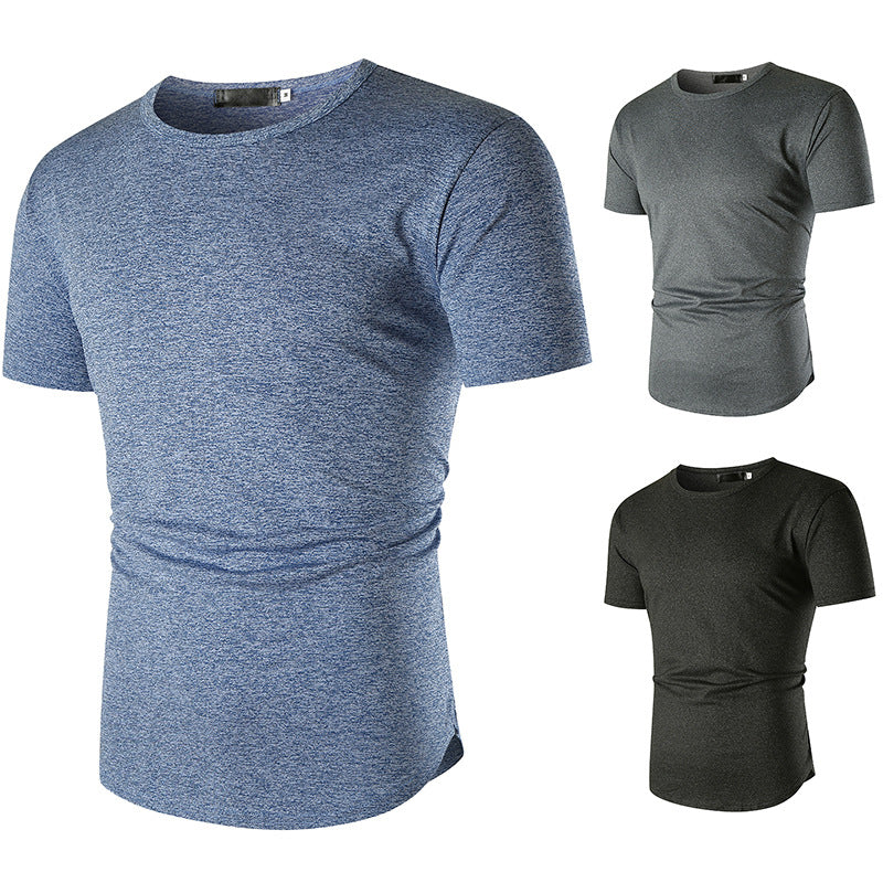 Herren sportliches T-Shirt mit atmungsaktiver Funktionsfaser und bequemer Passform