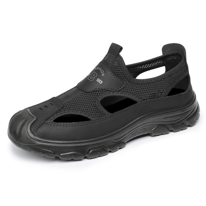 Damen Sportliche Outdoor-Sandalen mit atmungsaktivem Mesh-Obermaterial und rutschfester Sohle R&B
