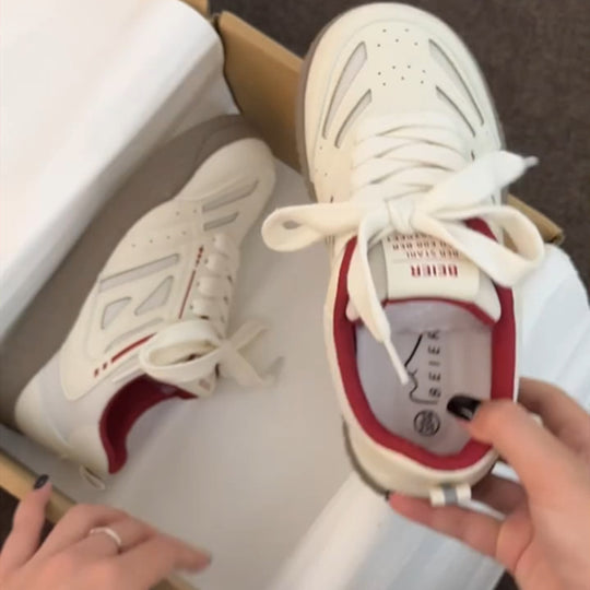 Damen Sportliche Lauf-Sneaker mit atmungsaktiver Mesh-Oberfläche und dämpfendem Sohlenprofil R&B