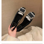 Damen Ballerinas mit funkelndem Strass