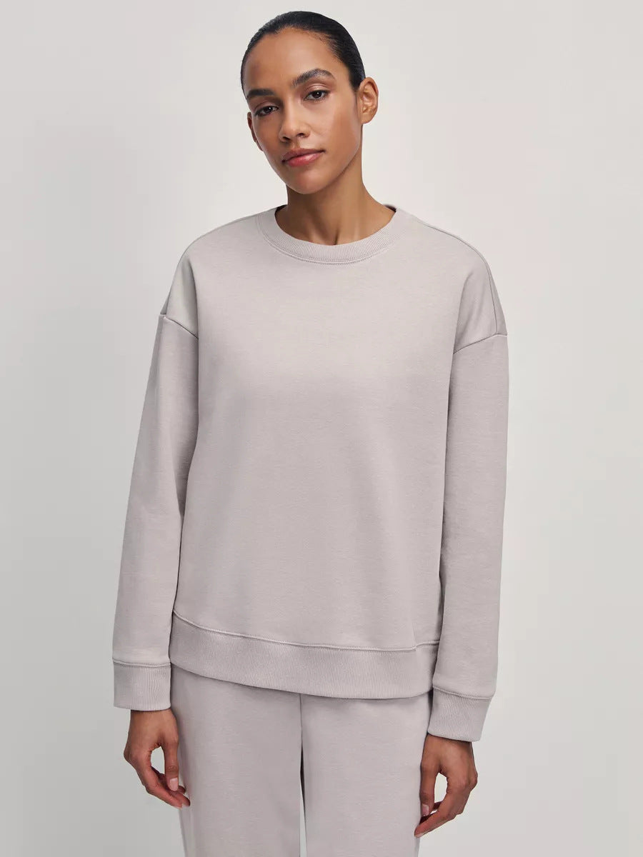 Damen Bequemer Oversized Sweatpullover mit lässigem Schnitt R&B