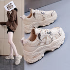 Damen Chunky Sneakers mit atmungsaktivem Mesh-Obermaterial und dämpfender Sohle R&B