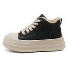 Damen High-Top Sneakers mit warmem Fleece-Innenfutter und rutschfester Laufsohle R&B
