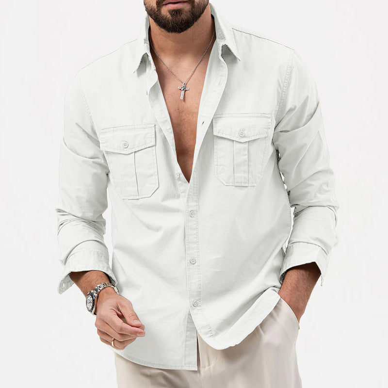 Herren Hemd mit praktischen Brusttaschen und modernem Schnitt R&B