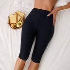Damen Sportliche Capri-Leggings mit hohem Bund und flexibler Passform R&B