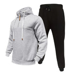 Herren Hoodie und Cargo Jogginghose Set R&B