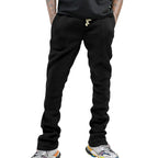 Herren sportliche Sweatpants mit seitlichen Kontraststreifen R&B