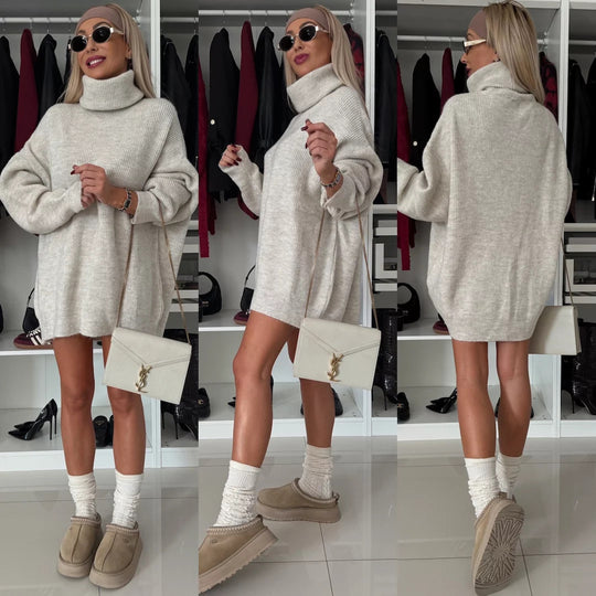 Damen kuscheliger Oversized Pullover R&B