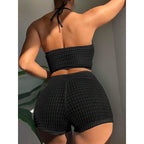 Damen Bikini-Set mit raffinierten Schnittdetails und elastischen Trägern R&B