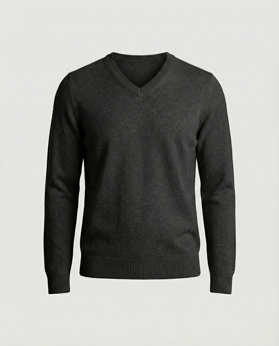 Herren V-Ausschnitt Pullover aus hochwertiger Baumwolle mit bequemer Passform R&B