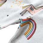 Mädchen Leggings mit zauberhaften Regenbogen- und Einhorn-Motiven R&B
