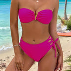 Damen Hochgeschnittener Bikini mit raffinierten Cut-Outs R&B