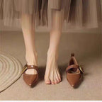 Damen elegante Ballerina-Pumps mit modischem Schleifenakzent und komfortabler Innensohle R&B