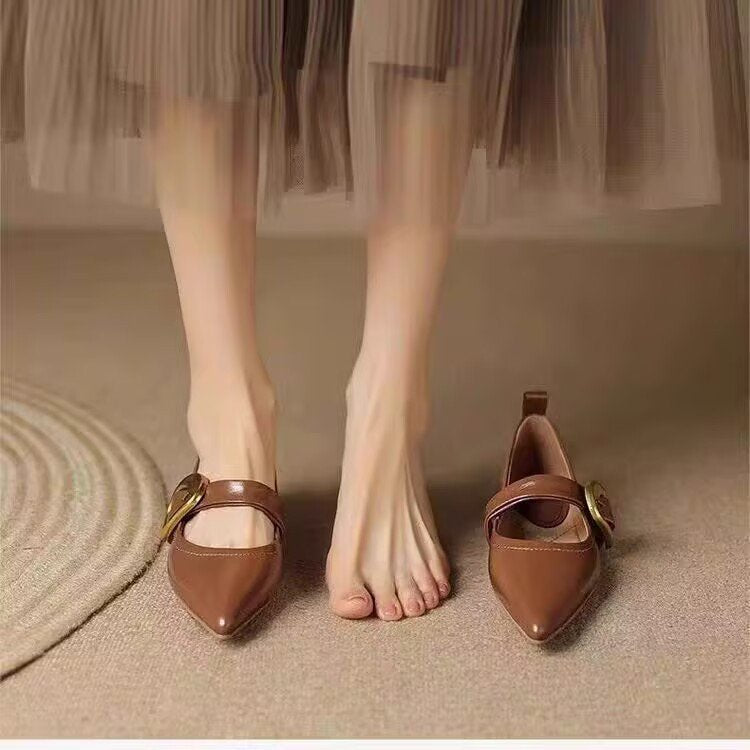 Damen elegante Ballerina-Pumps mit modischem Schleifenakzent und komfortabler Innensohle R&B