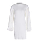 Damen Strickkleid im modernen Rippdesign R&B