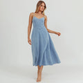 Damen Maxikleid mit zarter Korsett-Details R&B