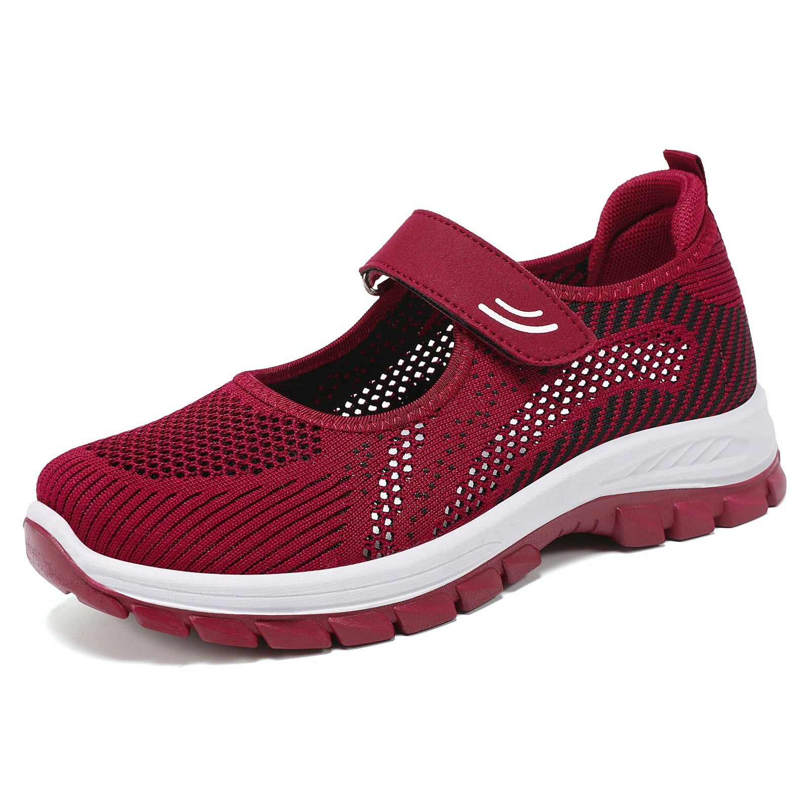 Damen Sportliche Sneakers mit rutschfestem Klettverschluss und atmungsaktivem Obermaterial R&B