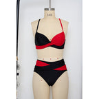 Damen Bikini Set mit verstellbaren Trägern und trendigem Pünktchenmuster R&B