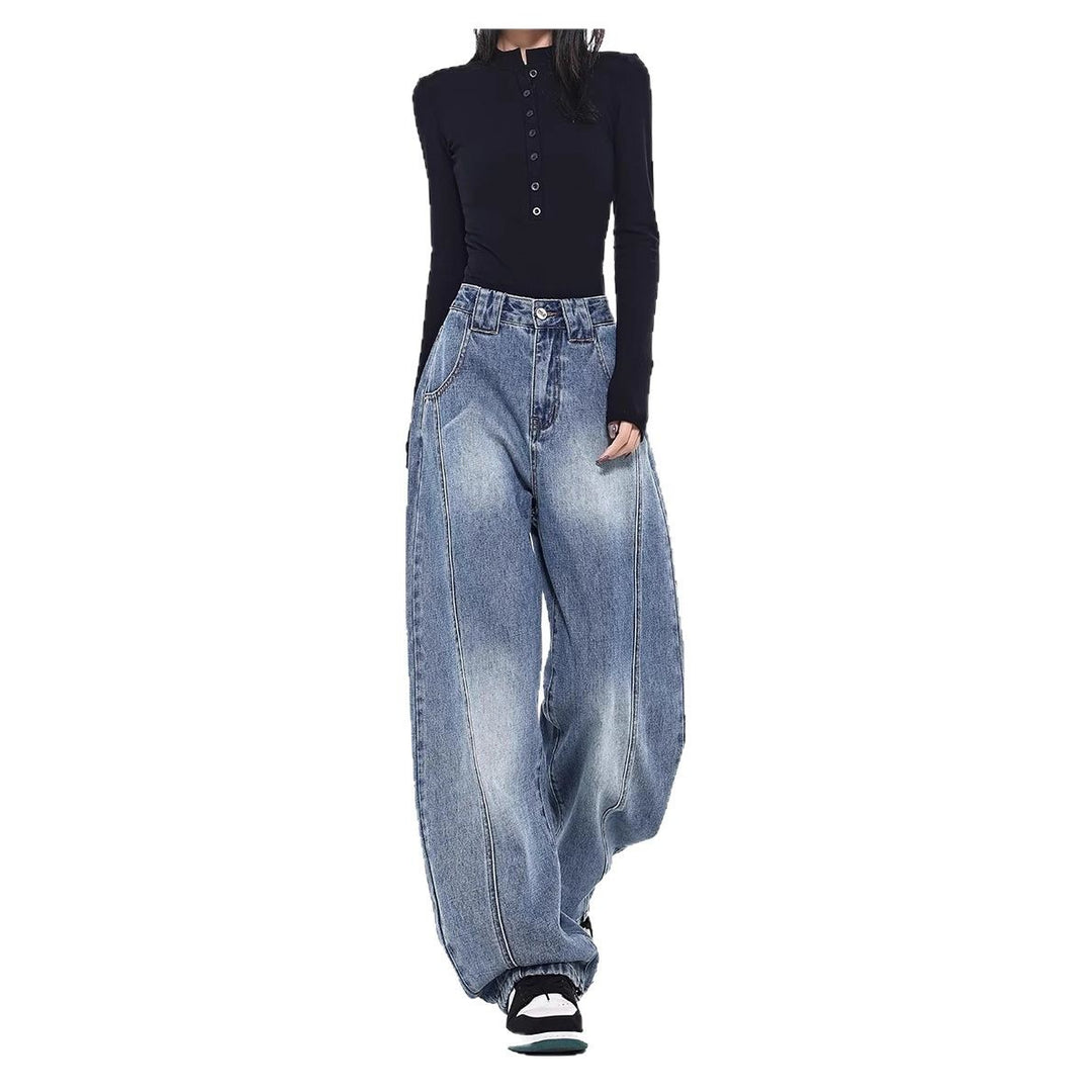 Damen Oversize Jeanshose R&B