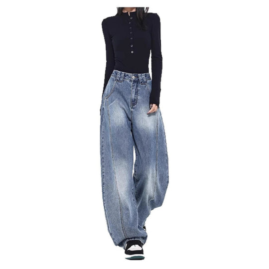 Damen Oversize Jeanshose R&B