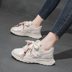 Damen Sportliche Sneaker mit flexibler Laufsohle und atmungsaktiver Netzstruktur R&B