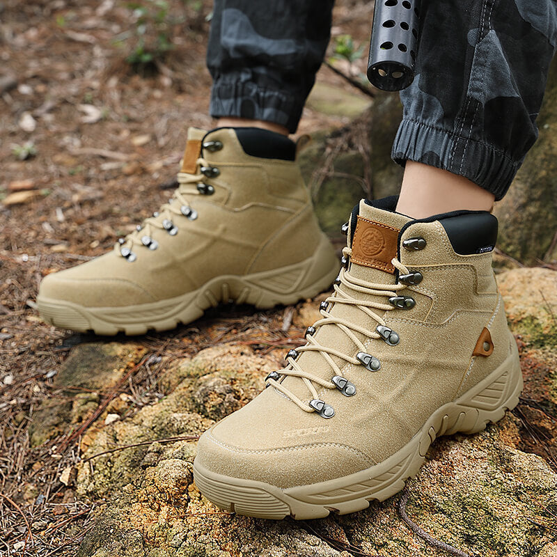 Damen Outdoor-Wanderschuhe mit hohem Schaft und rutschfester Profilsohle