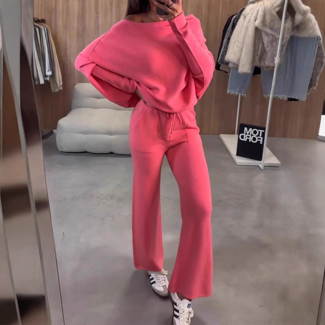 Damen Bequemes und elegantes Loungewear-Set mit weitem Schnitt R&B