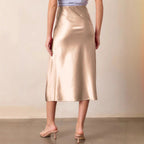 Damen Eleganter und fließender Maxikleid R&B