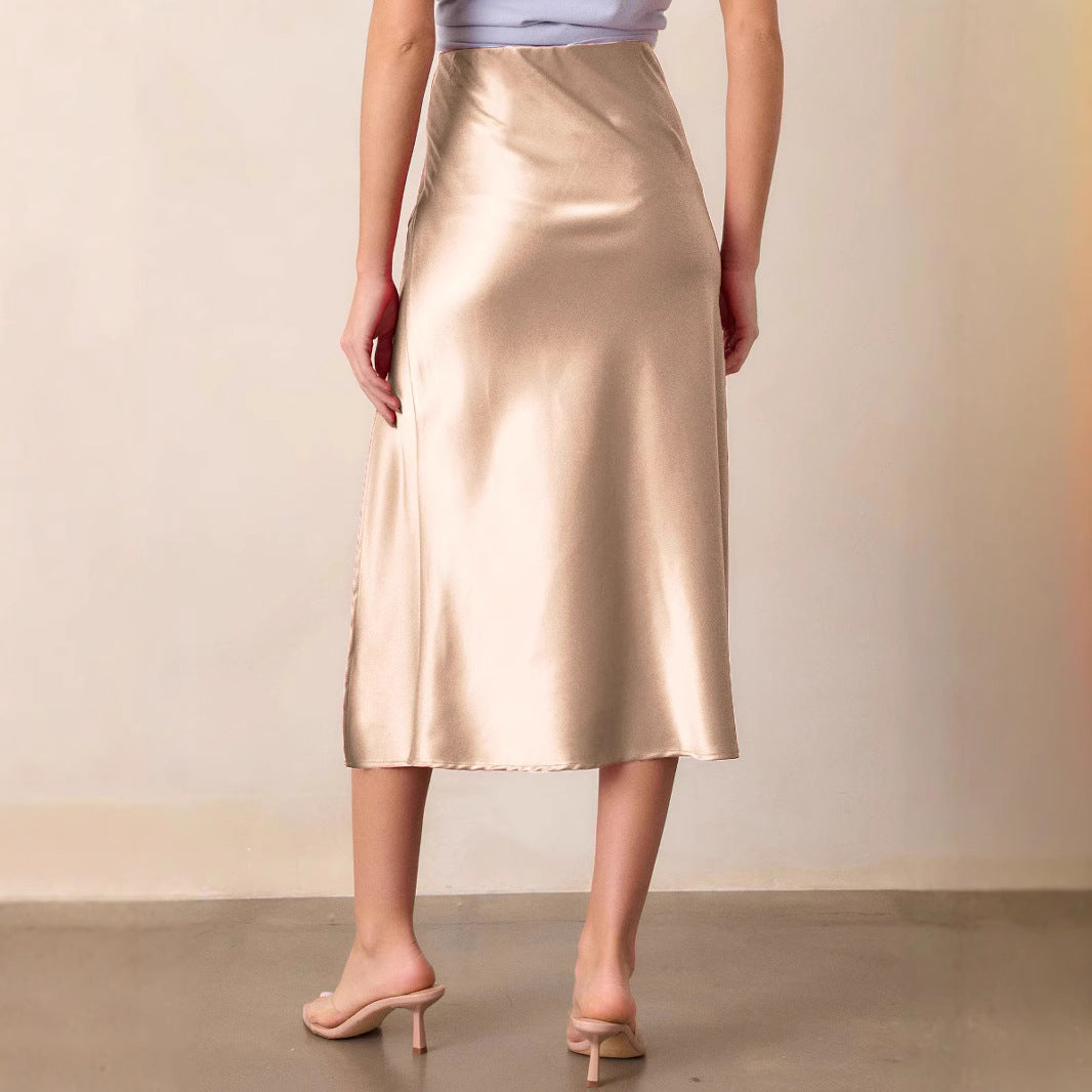 Damen Eleganter und fließender Maxikleid R&B