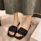 Damen Modische Riemensandalen mit Schnallenverschluss