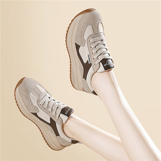 Damen Sportliche Sneaker mit dämpfender Laufsohle und atmungsaktiver Oberfläche R&B