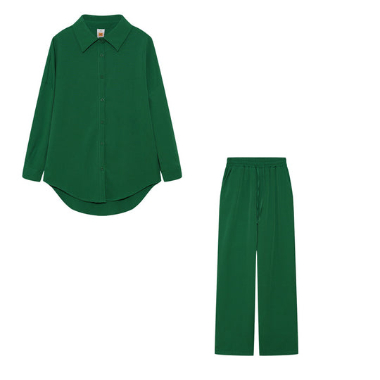 Damen Elegantes Freizeitanzug-Set mit lockerem Schnitt und feinem Stoff R&B