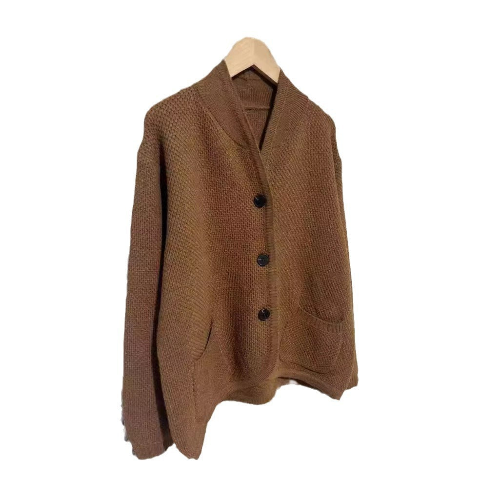 Damen Strickjacke mit strukturiertem Design und praktischen Taschen R&B