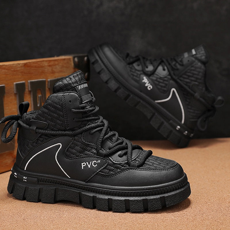 Damen Sportliche High-Top Sneaker mit rutschfester Sohle und bequemem Innenfutter R&B